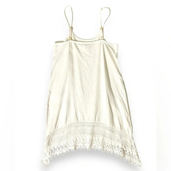 La Blanca Linen Crochet Hem Dress - Picture 3 of 3